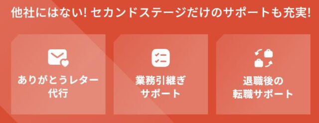 退職代行セカンドステージ 特徴