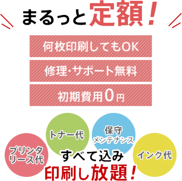 ウルトラプリント ウルトラプリントサービス 複合機 プリンター レンタル 特徴