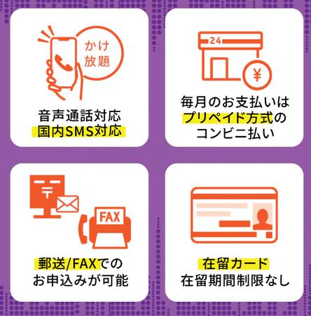 J-FITVOICECALLSIM 特徴