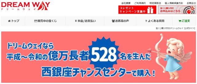 ドリームウェイ 宝くじ購入代行