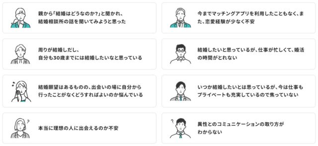 P!っと縁結び 特徴