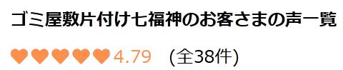 EPARKくらしのレスキュー 評価