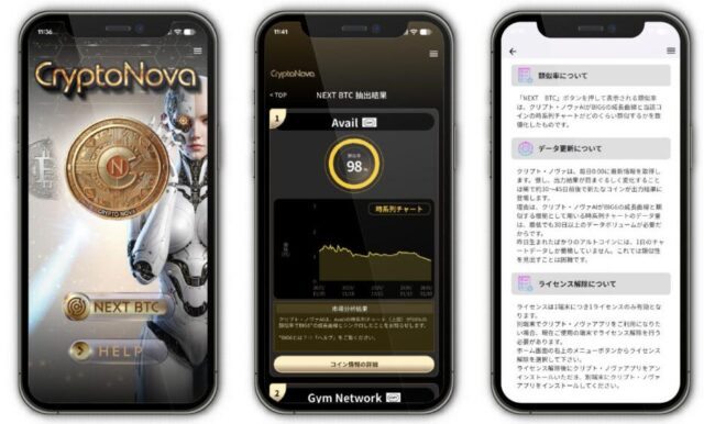 Crypto Nova クリプト・ノヴァ 特徴